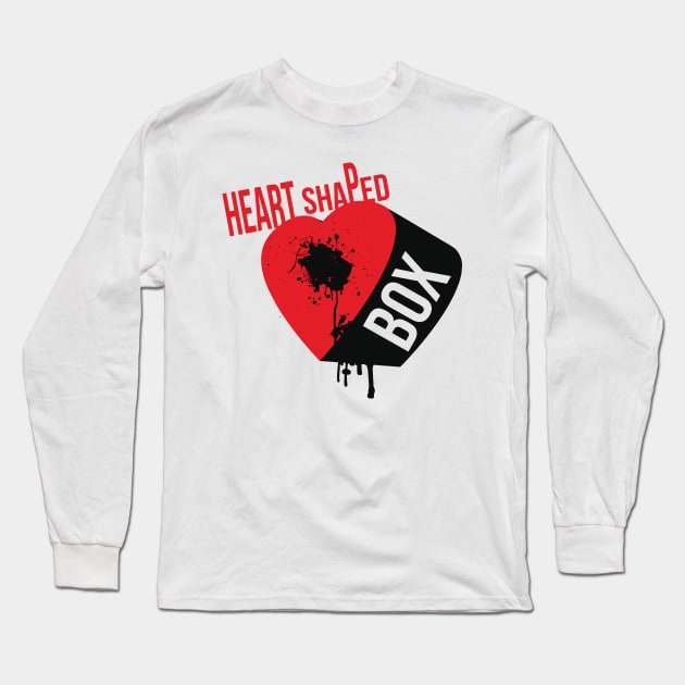 Heart Shaped Box Long Sleeve T-Shirt by Boulinosaure